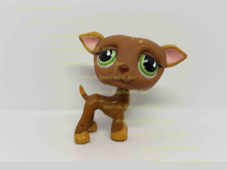 Littlest Pet Shop LPS agár kutya figura (használt)