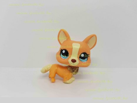 Littlest Pet Shop LPS corgy kutya figura (használt)