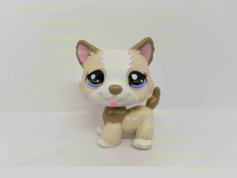 Littlest Pet Shop LPS husky kutya figura (használt)