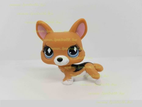 Littlest Pet Shop LPS corgy kutya figura (használt)