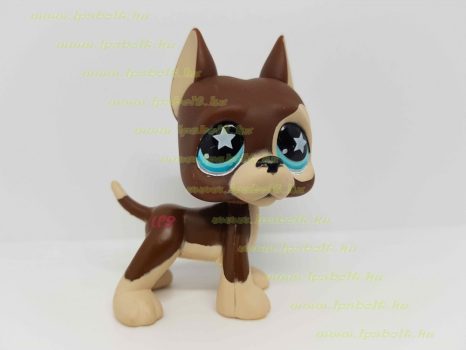 Littlest Pet Shop LPS dán dog kutya figura (használt)