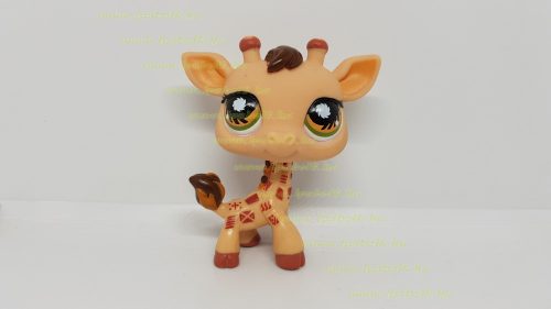Littlest Pet Shop LPS zsiráf figura (használt, szépséghibás)