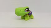   Littlest Pet Shop LPS teknős figura (használt, szépséghibás)