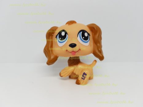 Littlest Pet Shop LPS spániel kutya figura (használt, szépséghibás)