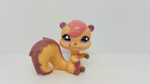 Littlest Pet Shop LPS mókus figura (használt, szépséghibás)