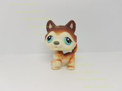 Littlest Pet Shop LPS husky kutya figura (használt, szépséghibás)