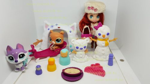 Littlest Pet Shop LPS Blythe baba figurákkal és kiegészítőkkel (használt)