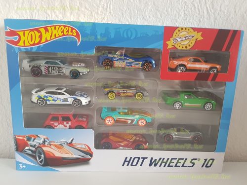 Mattel Hot Wheels 10 darabos kisautó készlet (új)